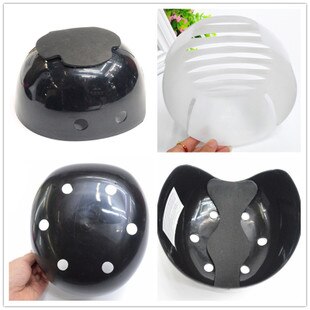 Breathable Helmet Shell Plastic ABS Outdoor Sports Anti-collision Black White 58 cm Strong Anti-high Pressure Safety Protection