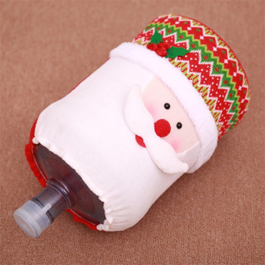 Weihnachten Dekorationen Elastische Wasser Eimer Abdeckung Dispenser Kreative Trinken Brunnen Dekorationen Nette Wasser Eimer Staub Abdeckung