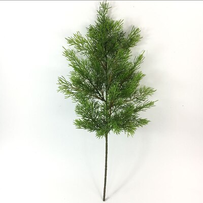 Artificial Green Cypress Tree Leaf Pine Needle Leaves Branch Christmas Wedding Home Office Hotel Decoration: L