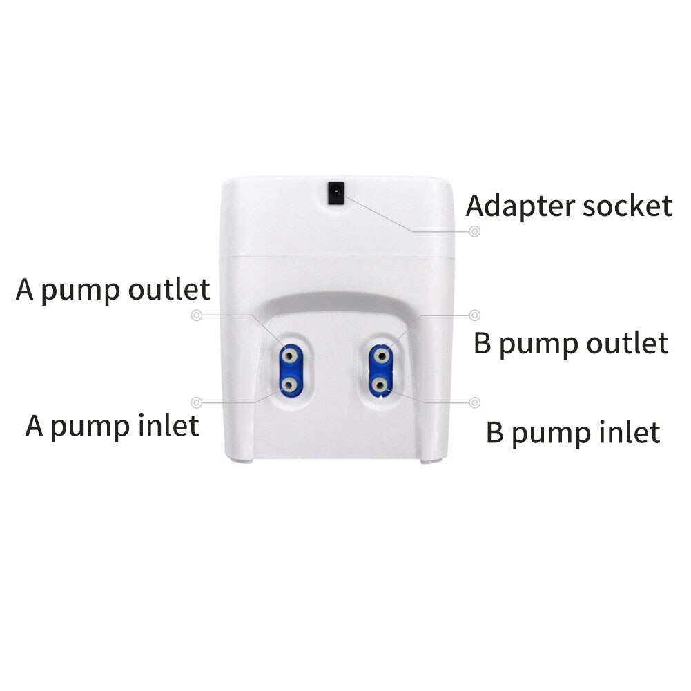Automatisches bewässerungssystem mit elektronischer zeitschaltuhr, schlauch und doppelpumpe für topfpflanzen im innenbereich.