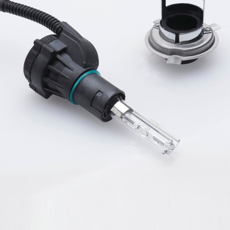 1 Juego De Alta Qualidade Da Motocicleta H4-3 Hi/low H4 bi-xenon Soquete Baixo Moto, conjunto De Luz para Bicicleta 12V 35W, balastro Delgado