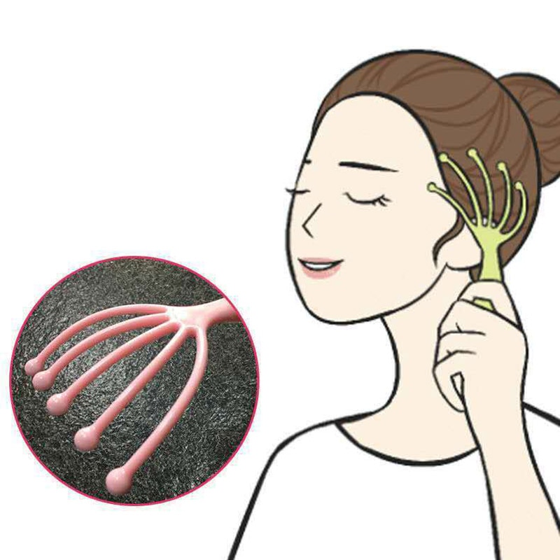 Scalp Massager Five-finger Massager Head Skin Relax Massage Tool Health Care Tool