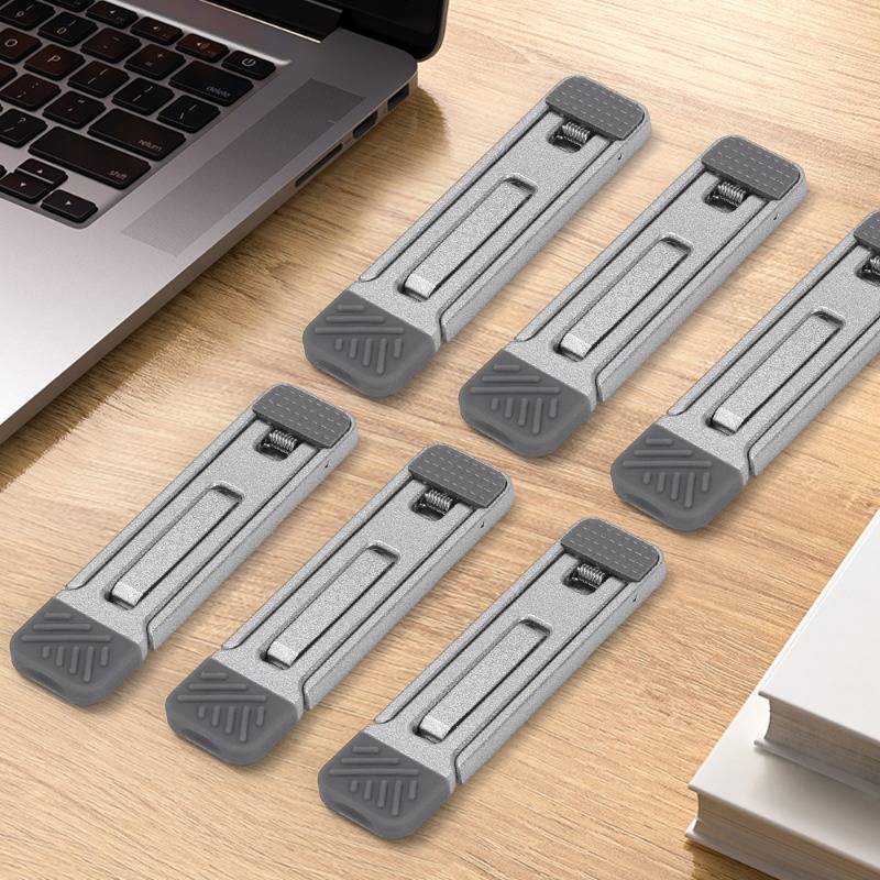 Foldable Laptop Holder Mini Invisible Notebook Riser Bracket Self-adhesive Phone Table Desktop Kickstand Computer Cooling Stand