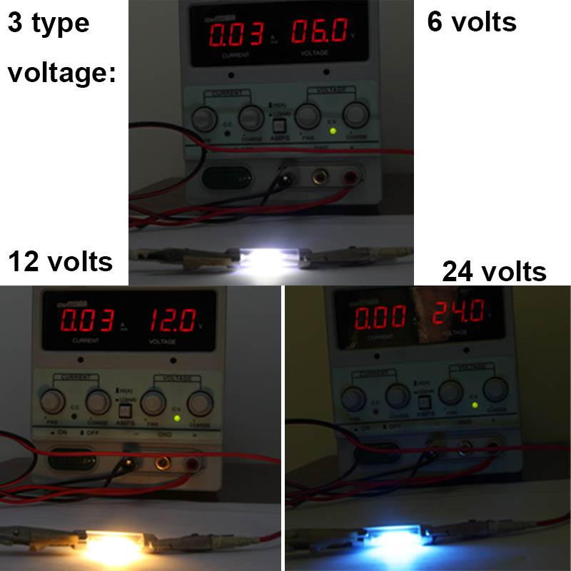 Festoon Led Bombilla para matrícula, lámpara de Doom Interior, 31mm, 36mm, 39mm, 41mm, C3W, C5W, C10W, Canbus 6, 12, 24 V, voltios, COB, 6v, 12v, 24 v