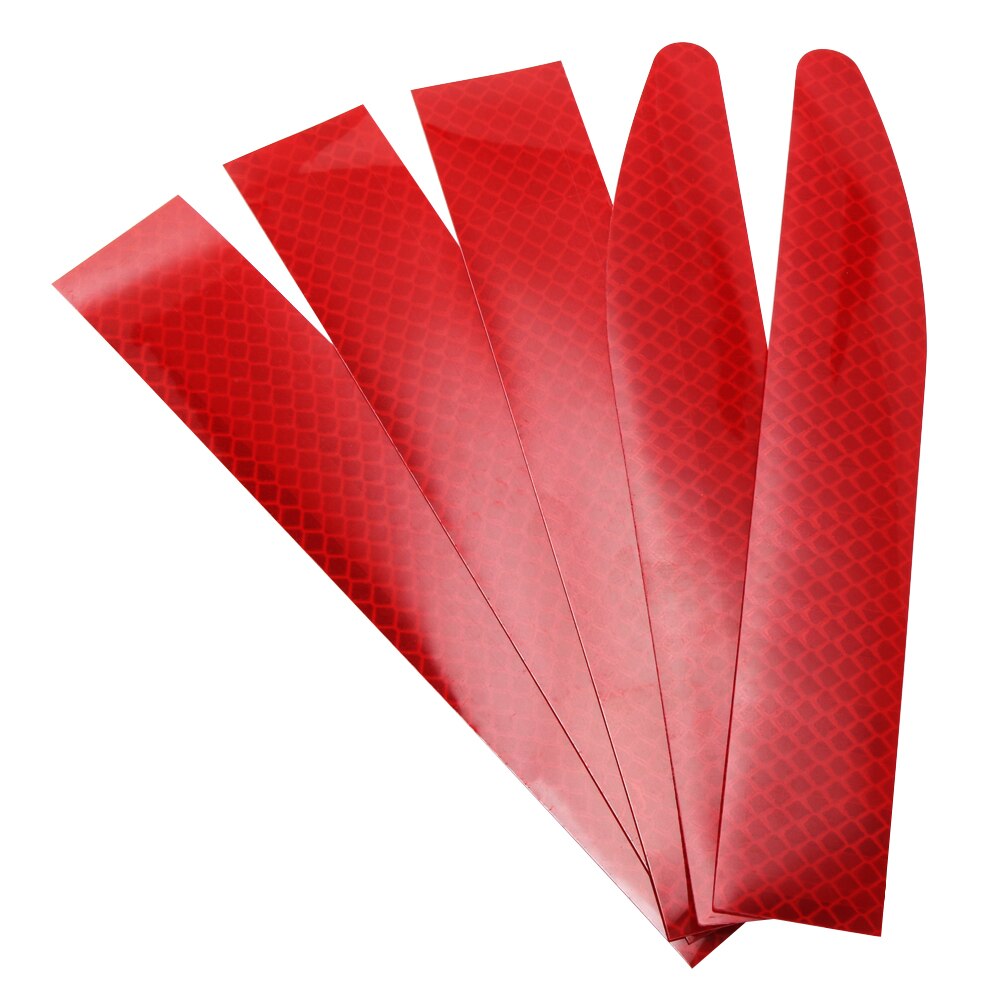 Car Trunk Tail Night Safety Warning Reflective Stickers For VW Volkswagen Golf Polo Passat Tiguan Jetta Touran T-Roc Scirocco: Red