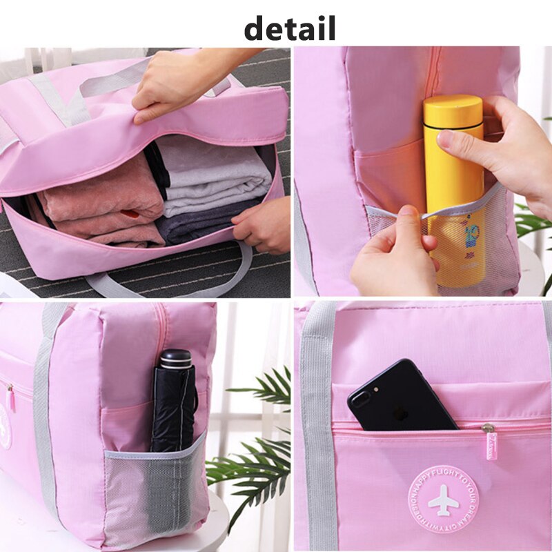 Waterdichte Dikke Oxford Reizen Opvouwbare Tas Grote Capaciteit Bagage Handtas Opbergtas Kan Set Trolley Case Draagbare Boardingtas