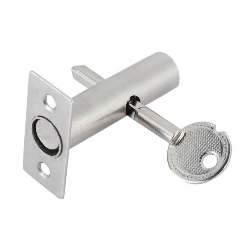 Rustfritt stål rør rør lås usynlig rør brønn lås skap for brannsikker dør rømning gang låser skjult dør hardware