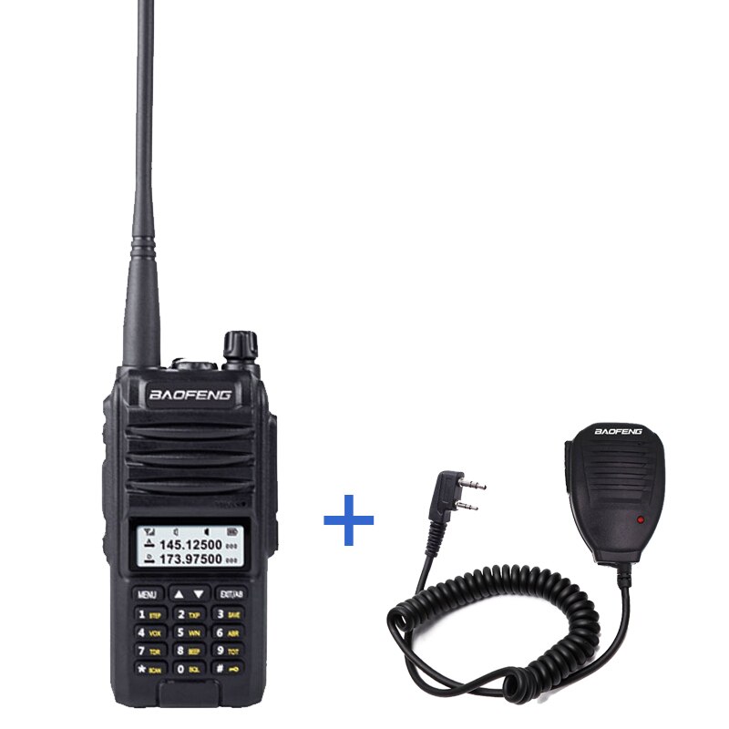 Baofeng Walkie Talkie BF-A58S 5W Tri Band 136-174MHz 200-260MHz 400-480MHz Handheld Radio Station 2200mAh Amateur Radio: BF-A58S-MIC