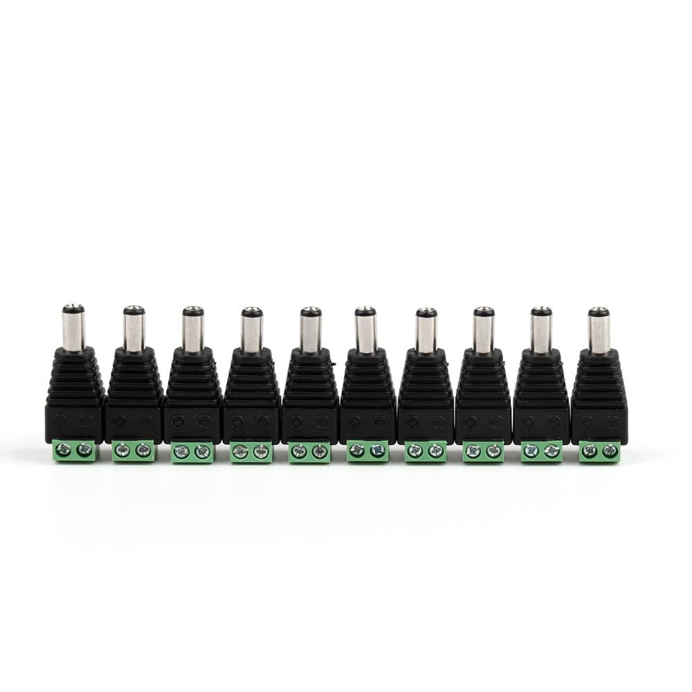 1Stck CCTV BNC Stecker DC Energie Stecker 2,5mm 3,5mm Männlich Weiblich Audio- Video Balun System Sicherheit Adapter koax Katze5 RJ45 USB Jack: 5.5x2.5mm männlich