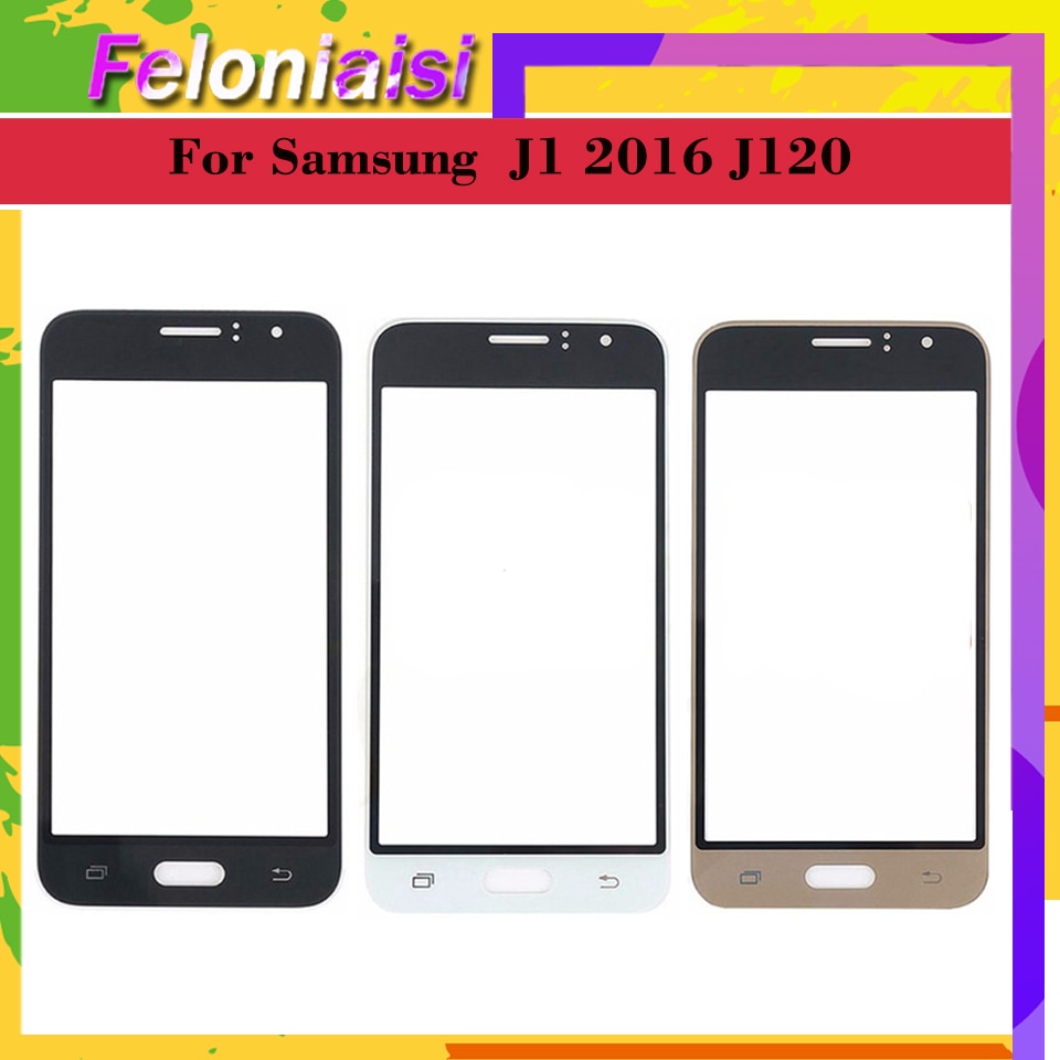 Voor Samsung Galaxy J1 J120 J120F J120M J120H SM-J120F/DS Touch Screen Voor Glas Panel TouchScreen Outer Lens