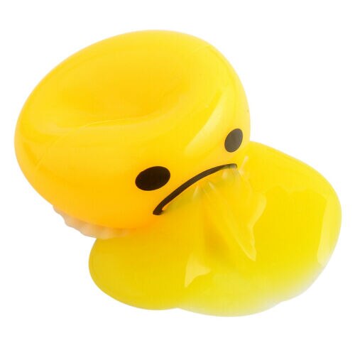 Squishy Puking Egg Yolk Stop Stress Festival Fun Yellow Lazy Egg Joke Toy Ball Egg Party Funny Toys: 1pcs