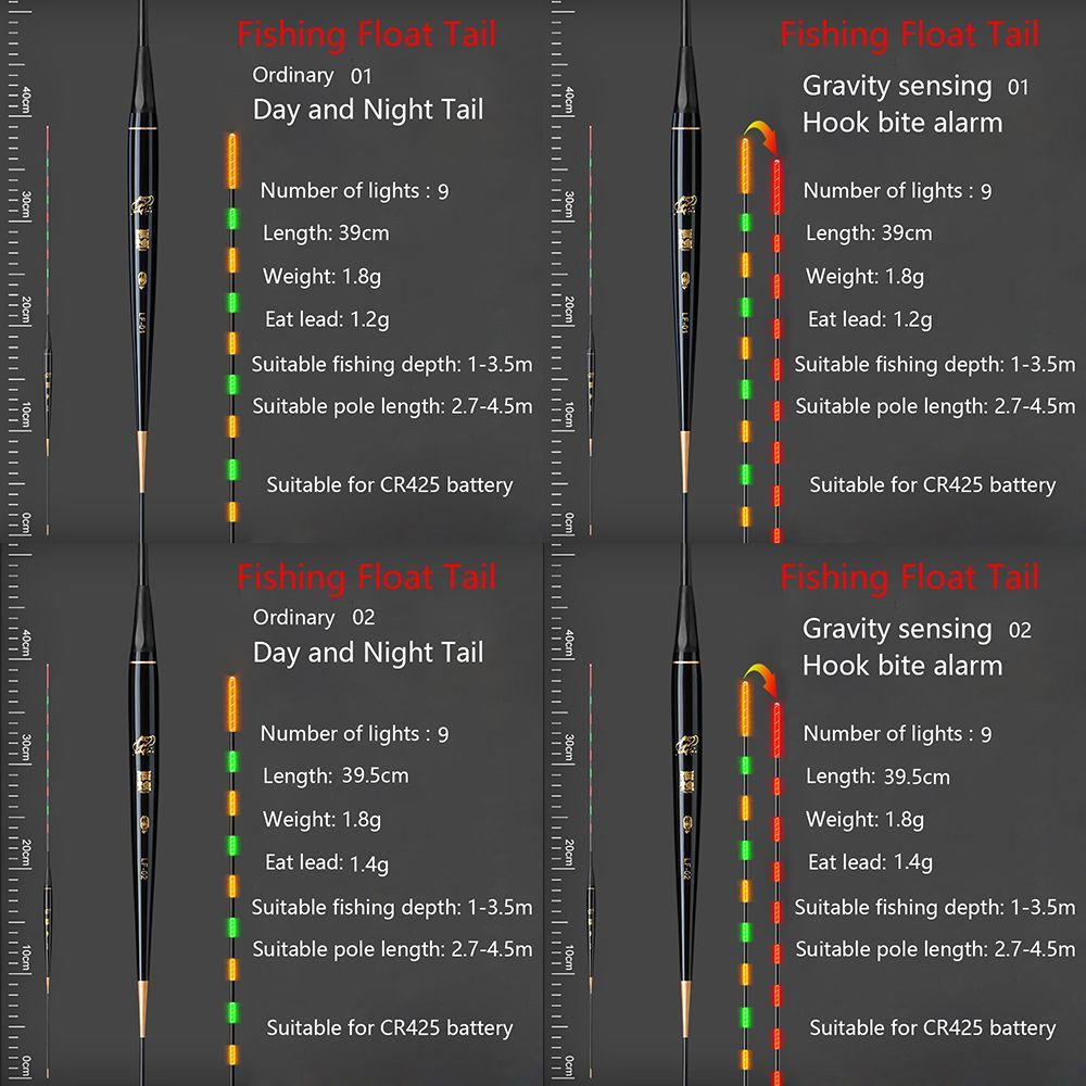 Plastic Fishing Lure Luminous Fishing Smart Float Top Float Indicator Electronic Floats Buoy Fishing Tackle Drift Lure Accessory