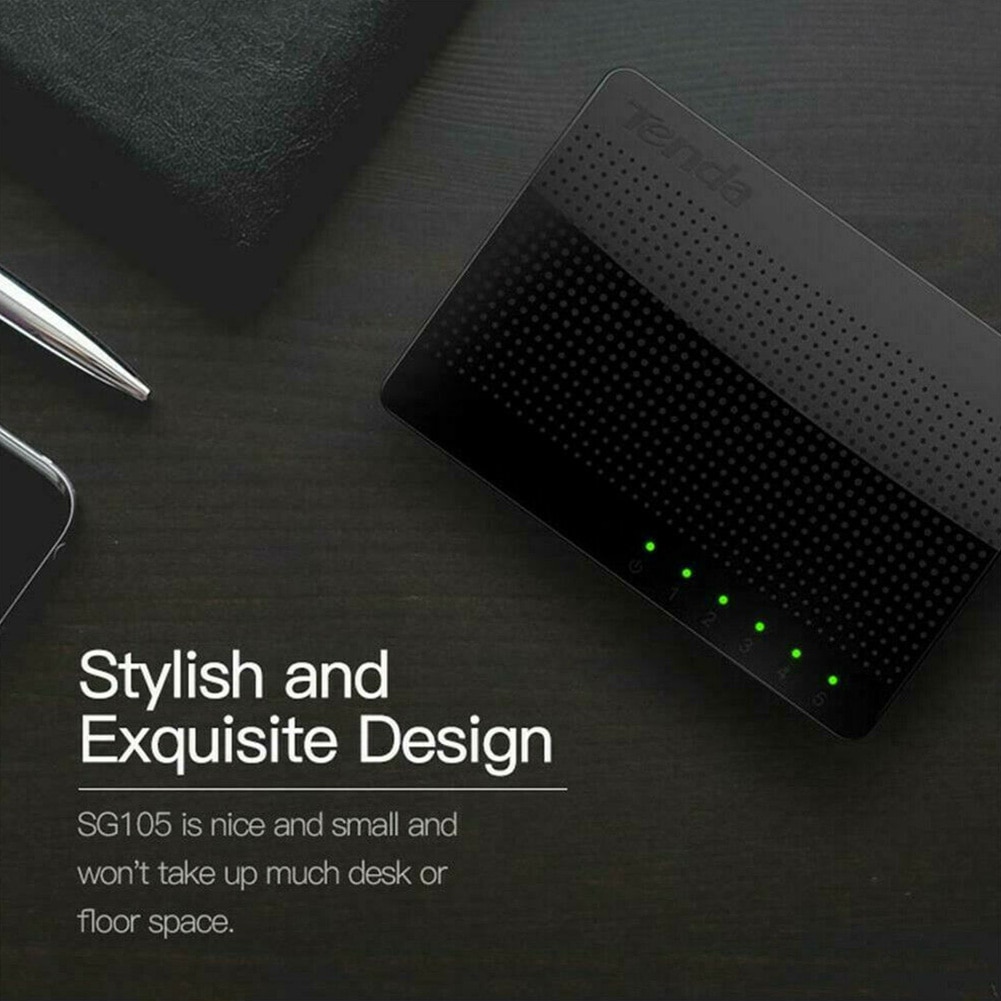 Adapter Network Switch LAN Home Multifunction Mini Hub Fast 5 Port Connection Heat Resistance Stable Ethernet Office