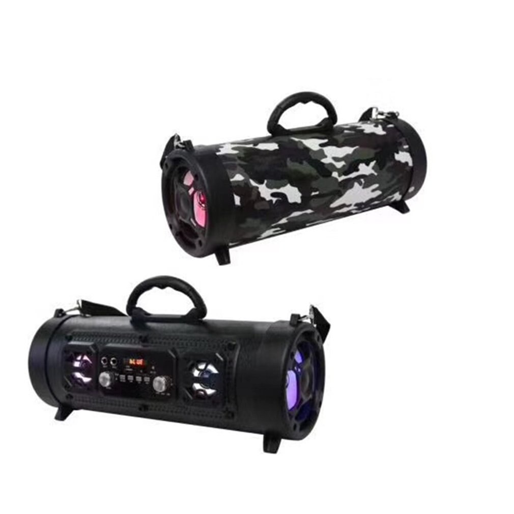 M17 Outdoor Draagbare Vat Speaker Draadloze Subwoofer Plastic Knop Aanpassing Card Radio Call Functie