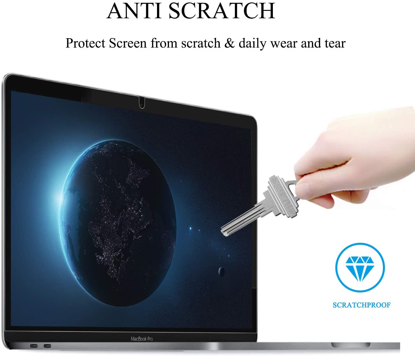 Screen Protective Guard Cover Film for Apple Macbook Pro 16 Inch A2141 Transparent Anti-glare Laptop Screen Protector