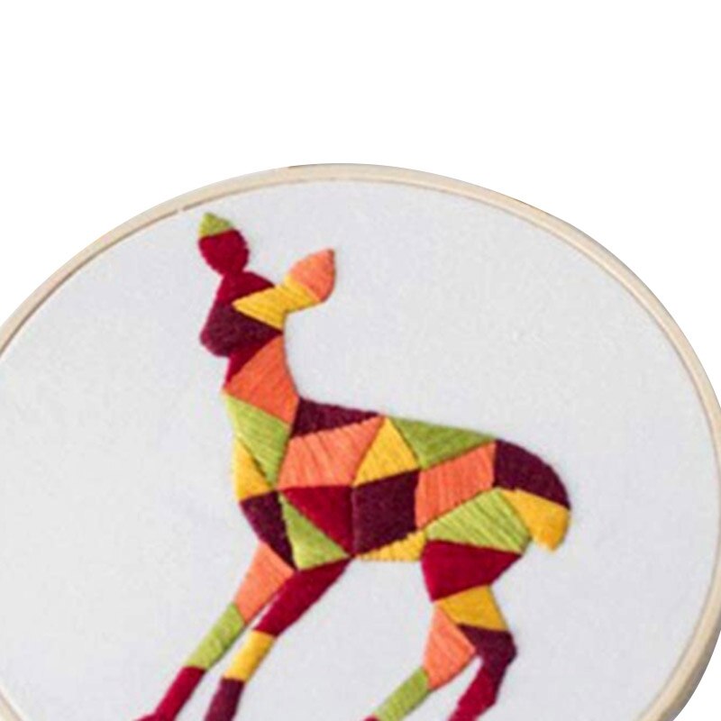 Embroidery Starter Kit with Pattern,DIY Handmade Embroidery Kits with Embroidery Cloth, Embroidery Hoop