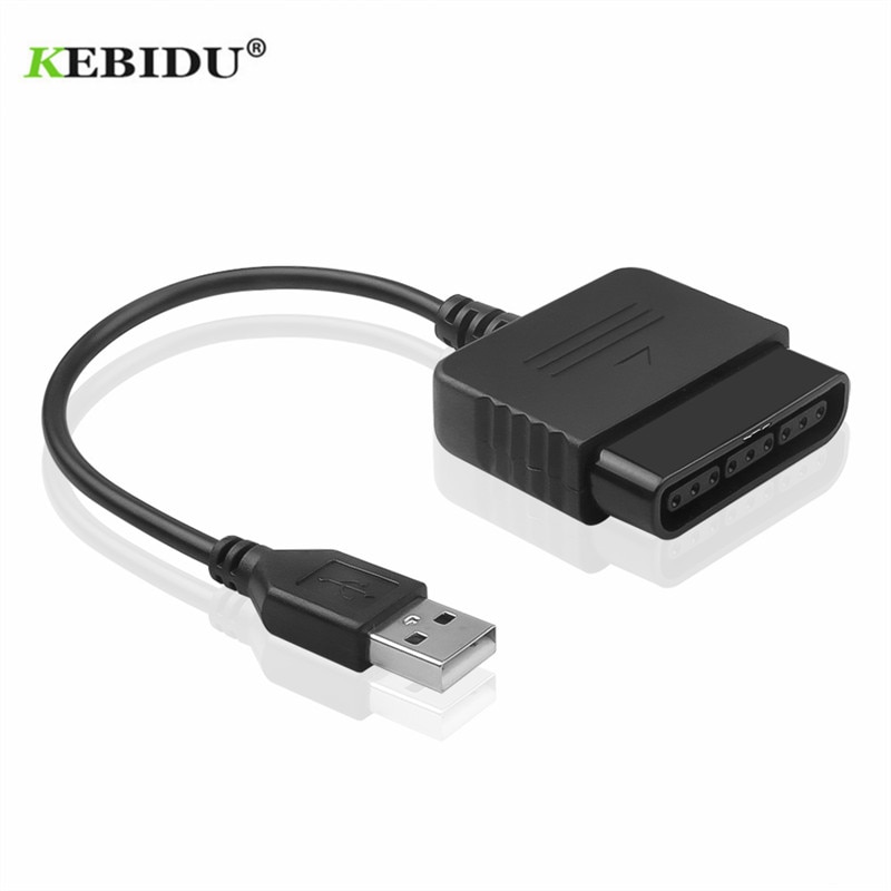 KEBIDU USB Gaming Accessorio Convertitore di Cavo Adattatore Controller di Gioco di Sostegno del PC Facile Da Usare PS2 Durevole Accessori del Video Gioco