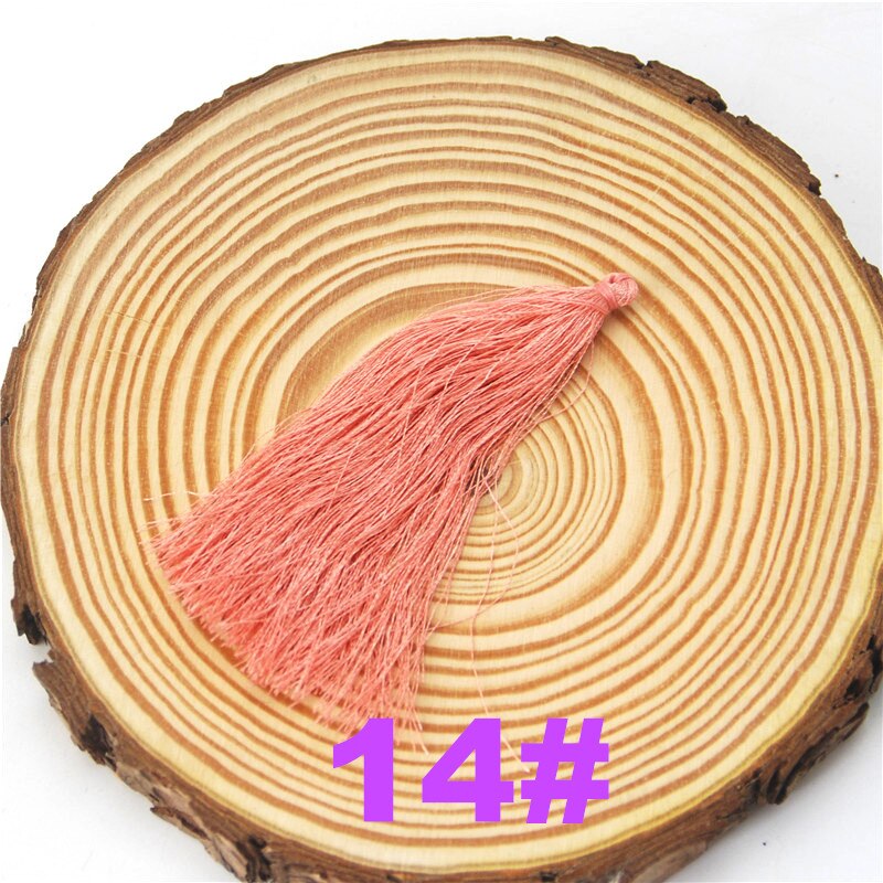 Rayon Silk Tassels DIY 50pcs 95mm Embellish Handmade Jewelry Findings Supplies For Curtain Earrings Accessories Fringe LS011: 14