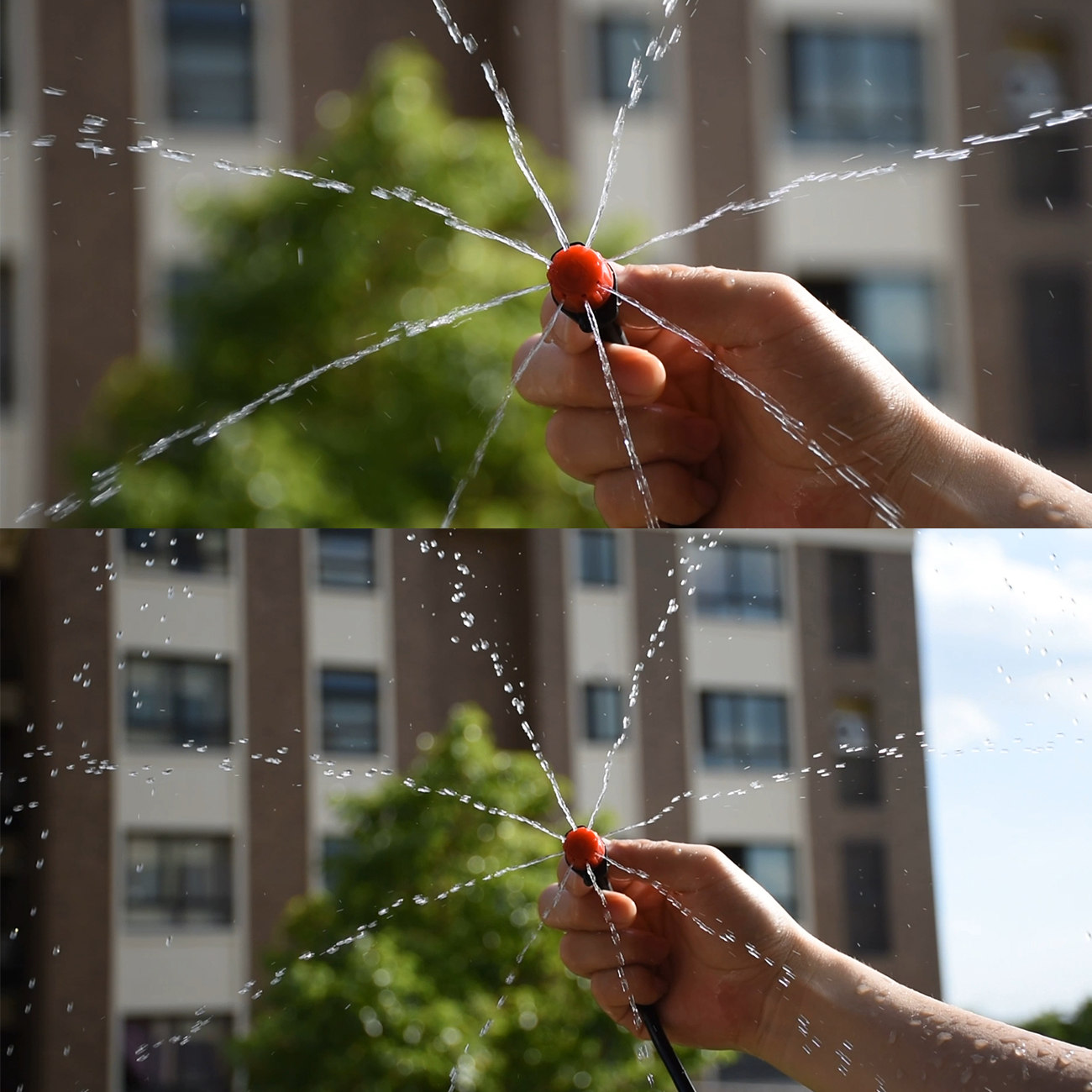 30-500 Stuks Verstelbare 1/4 Irrigatie Misting Druppelaar Sprinkler Emitter Micro Drip Tuin Watering Tool Balkon Tuin Kas