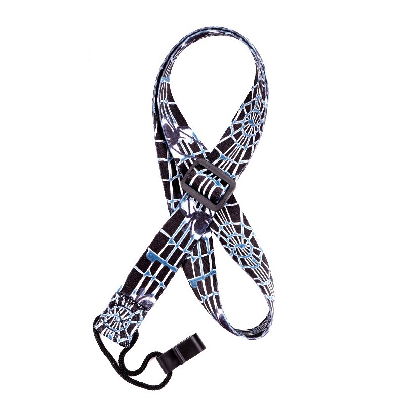 Correa de ukelele de estilo étnico ajustable, cinturón de guitarra resistente, cinta impresa, Clip-on, instrumento Musical, accesorio de guitarra: type9