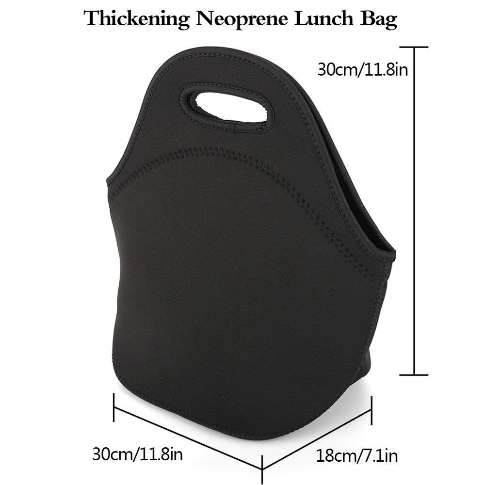 Maison fabre neoprene armazenamento tote saco almoço portátil tamanho grande grande capacidade à prova dwaterproof água bolsas de alimentos levar caso 904