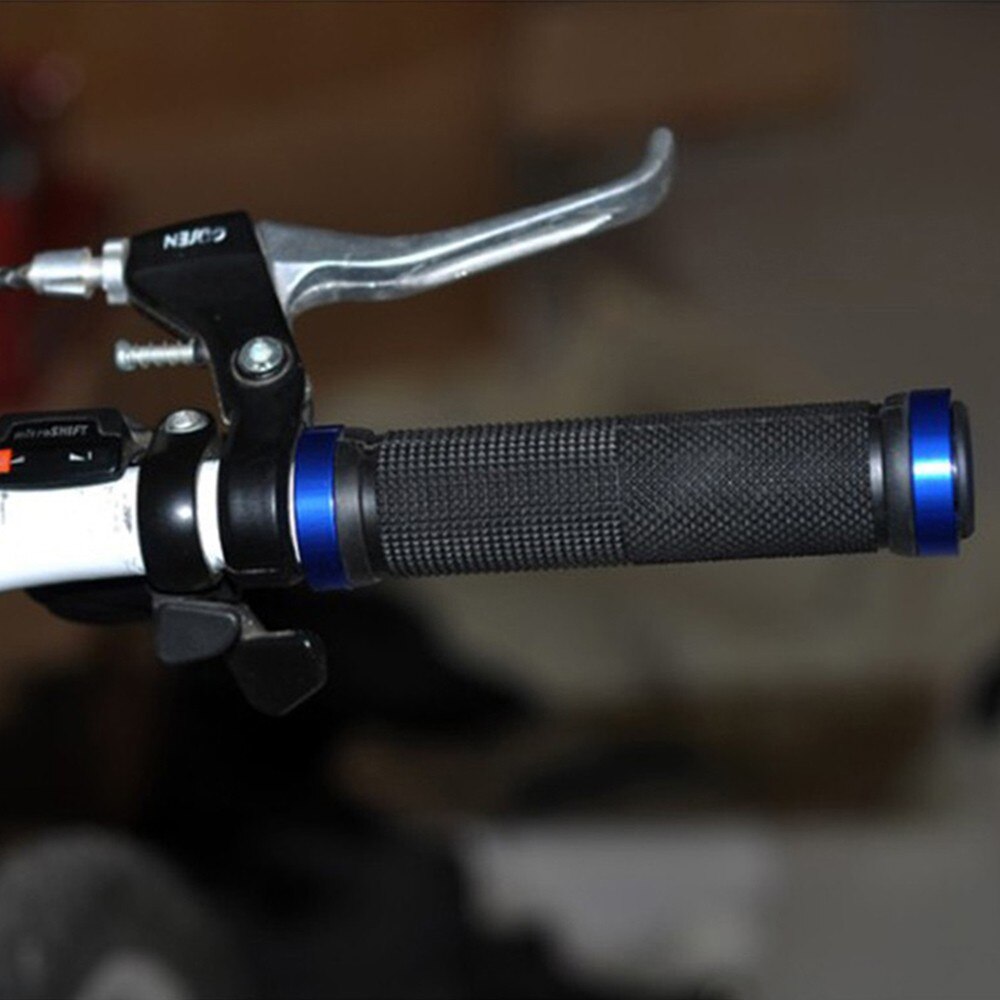 Empuñaduras de manillar de bicicleta de montaña, amortiguadora de deslizamiento, cubierta de mango de absorción, bloqueo de agarre, accesorios de piezas de ciclismo