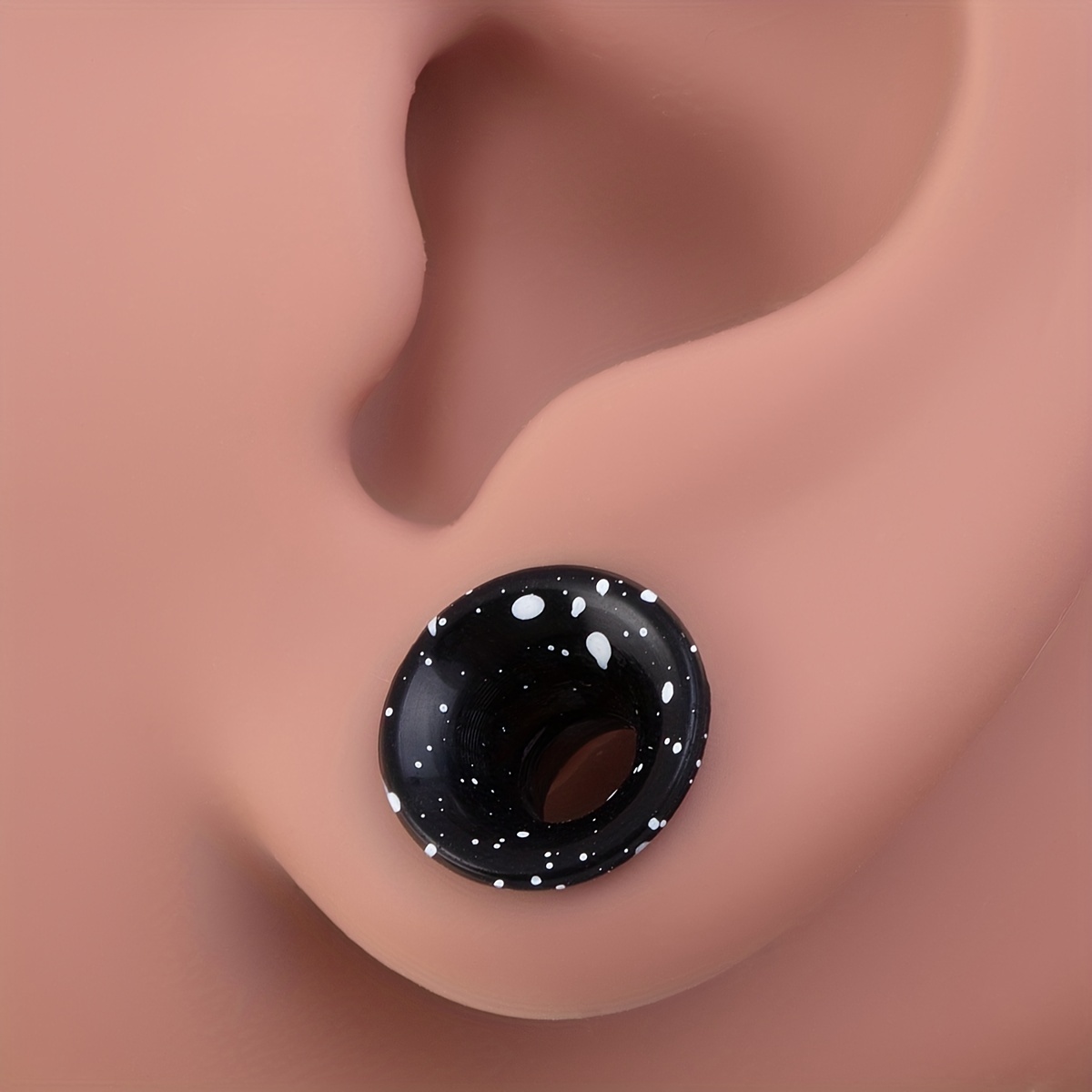 2 stücke 3mm-22mm Silikon flexibel doppelte ausgestellte Fleisch Tunnel weiche Ohr stöpsel Ohr messer Expander Bahre Ohren blätter durchbohren Schmuck
