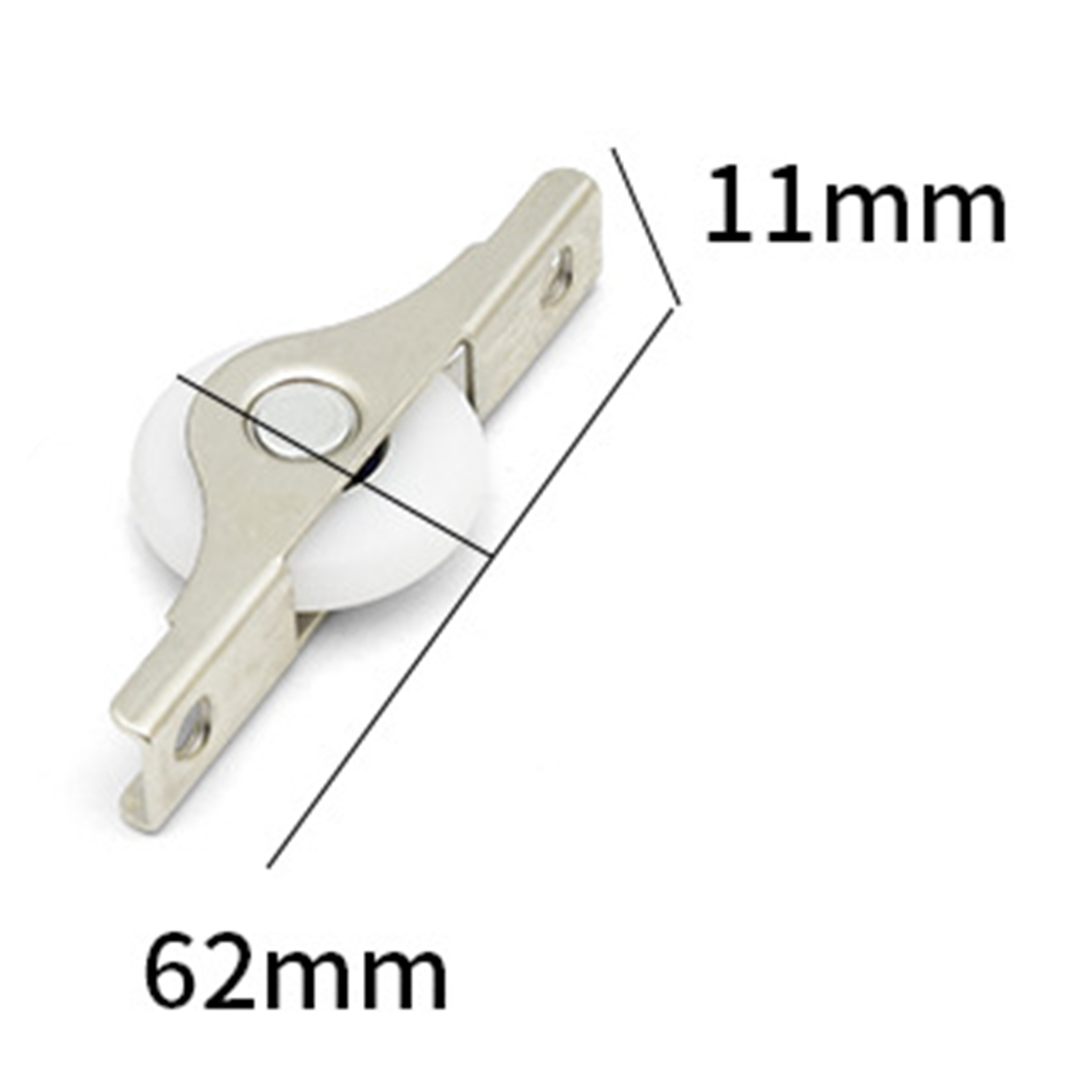 6pcs Kitchen Wardrobe Sliding Door Roller Cabinet Casement Pulley Nylon Wheel Window Furniture Hardware