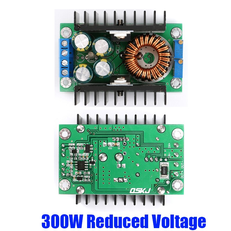 DC 9A 300W 150W Boost Converter Step Down Buck Converter Power module DC 0-100V 10A Digital Voltmeter Ammeter Dual Display: 300W Module