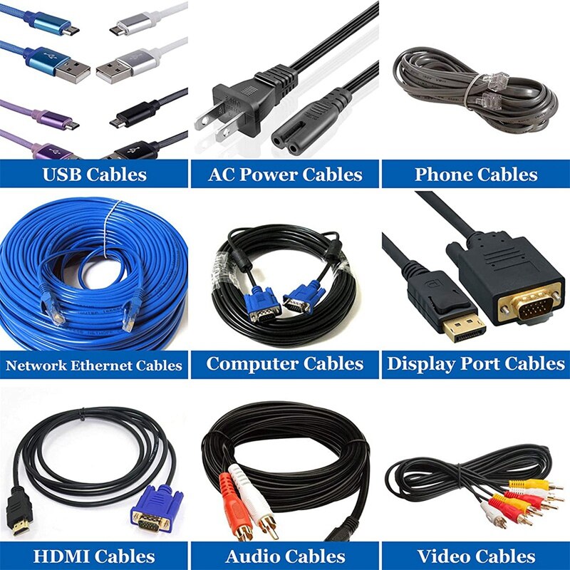 750 Stuks Kabel Label Sticker Waterdicht Draad Netwerk Elektrische Kabel Labels Koord Tag Marker Print Stickers Organizer