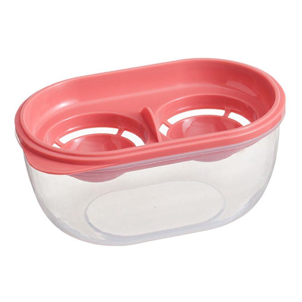 3 Kleuren Plastic Ei Separator Eiwit Separator Yolk Sifting Chef Eetkamer Koken Gadget Keuken Ei Tool Eiwit Separator: red