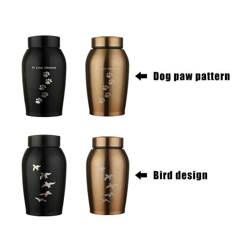 Urne funerarie decorative in alluminio da 25,4 cm per ceneri umane create, vaso da funerale per la perdita di animali domestici e persone amate, con finitura di alta qualità (ascia bianca argento