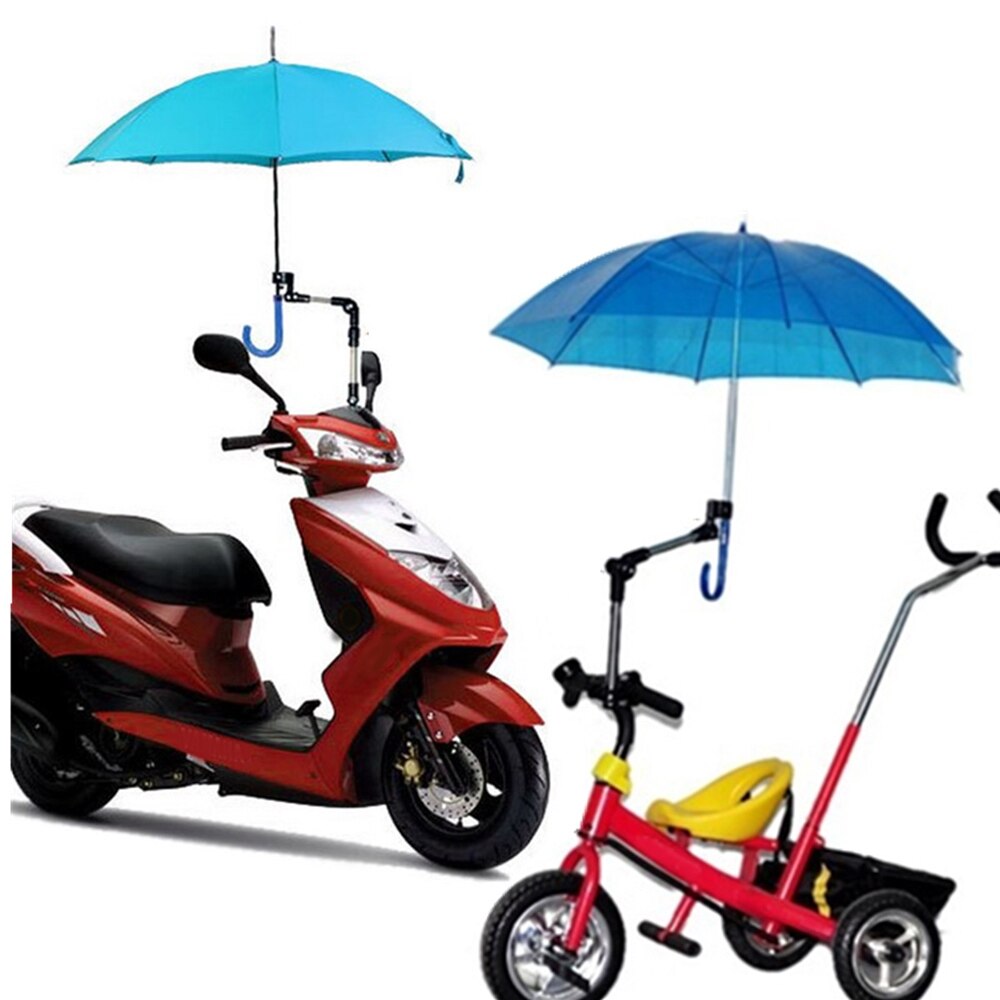 Paraplystik klapvogn paraplybeslag klemme justerbar udvidelig kørestol cykel paraplyholder stativ regnværktøj