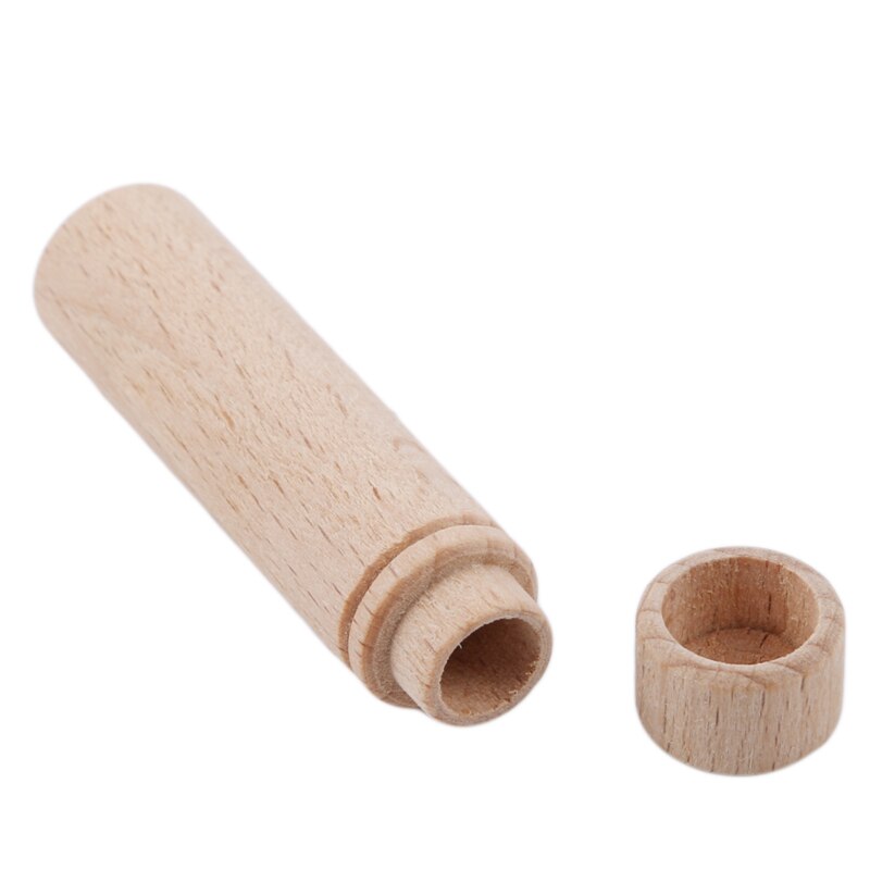 Bricolage couture à la main outil aiguilles stockage en bois Tube aiguille à tricoter cylindre accessoires support de stockage maison