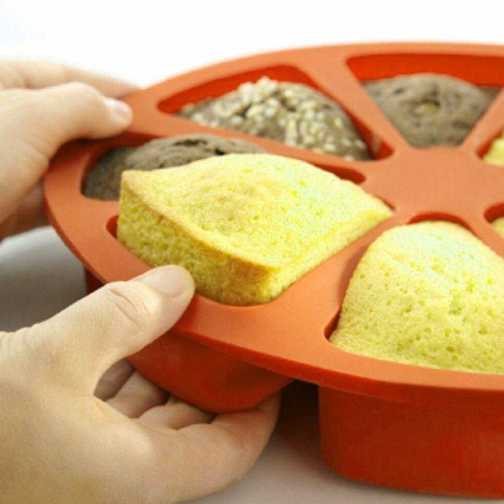 Bakvormen Mallen Cake Pan Siliconen Cakevorm Pudding Cake Voor Driehoek Gereedschap Vorm Muffin Mould Mould Mallen Bakken Gebak Fond i5M9