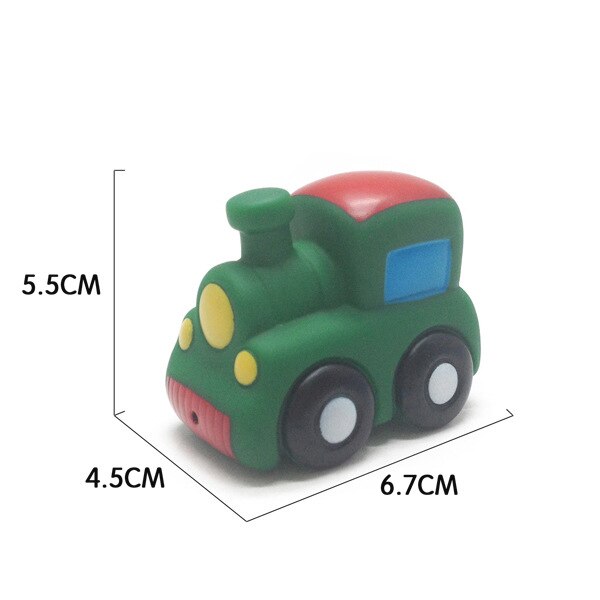 Cold Bath Toy Pool Baby Toy Child Water Colorful Fighter Submarine Train Car Boat Soft Rubber Toy Boy Girl Safety: 4