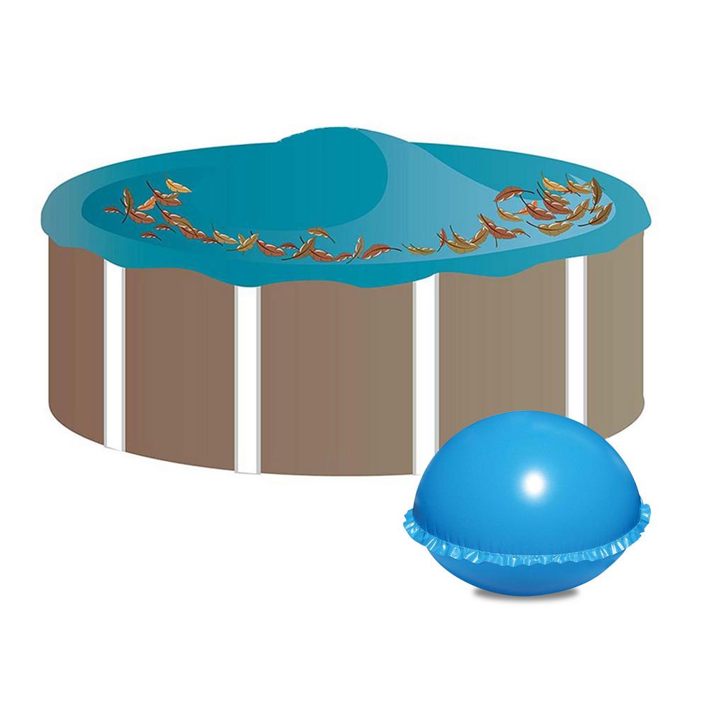 PLLYPE Coussin Gonflable Piscine Hiver 4x4ft - Oreiller Air Hivernage Protection Couverture Piscine