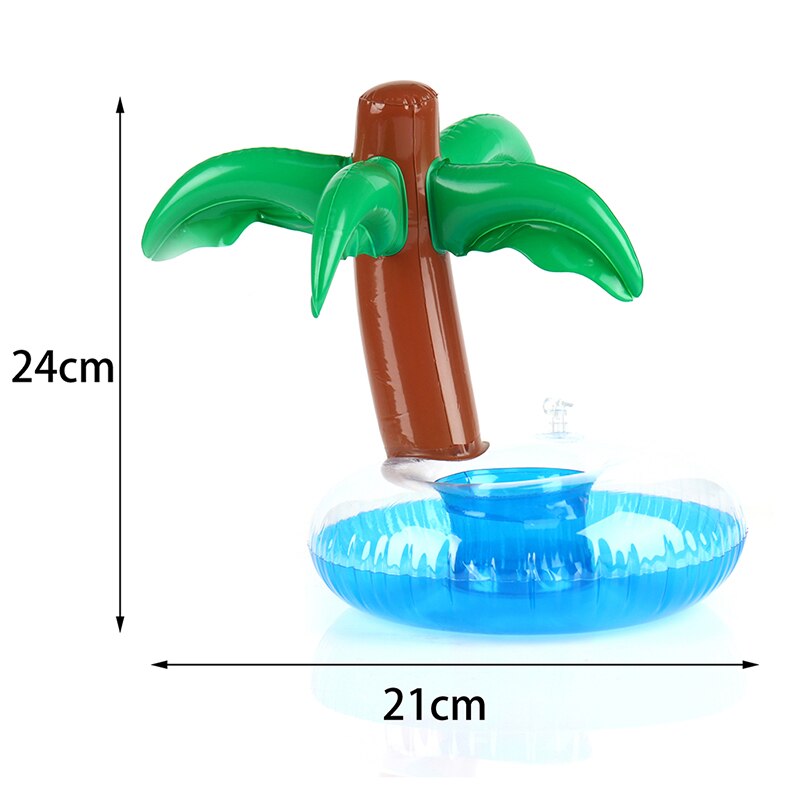 Mini Inflatable Flamingo Pool Float Toys Drink Float Cup Holder Party Toys: style 2