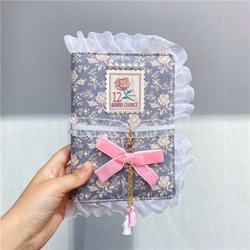 Kawaii Notebook Cute Coloring Page Illustration Diary Student Planner Book Schedule Notepad Paper Office School Supplies: Strap A6
