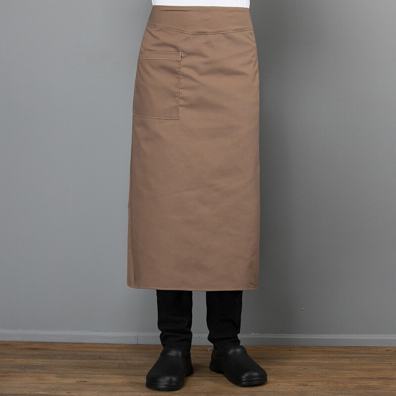 delantales de Chef cocina café del hotel tienda panadería camarero delantal con bolsillos cocinero Ropa de Trabajo uniformes de Chef de: 6