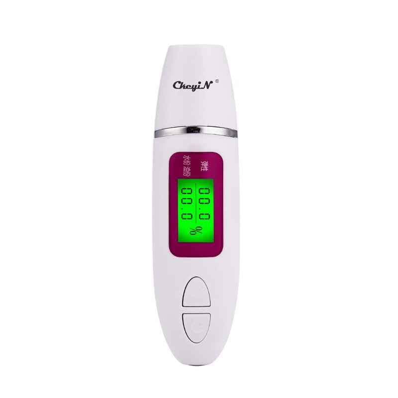 LCD Display Body Moisture Monitor Detector Face Skin Tester Moisture Water Oil Analyzer Skin Care Tester Fluorescer Detector