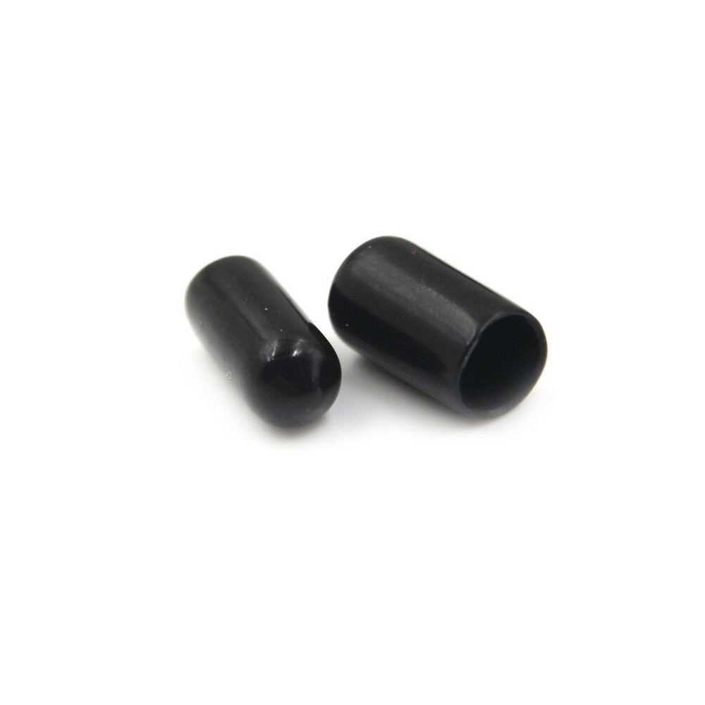 Tapa de extremo de goma de PVC de 10-50 piezas, tapa de extremo de tornillo, tubo de plástico, protector de rosca de cubo, tapa de empuje, tapa de goma, tapa roscada de goma