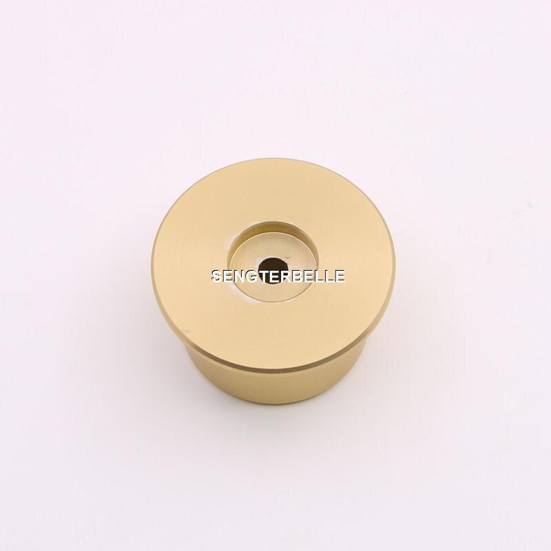 Golden straw hat aluminum knob volume knob 50mm diameter 27mm height
