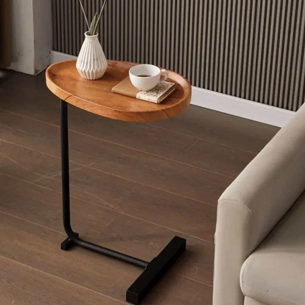 Soffbord sidobord c-formad soffa enkelt mobilt förvaringsskrivbord sänghörn liten soffa sidoskåp familjebord