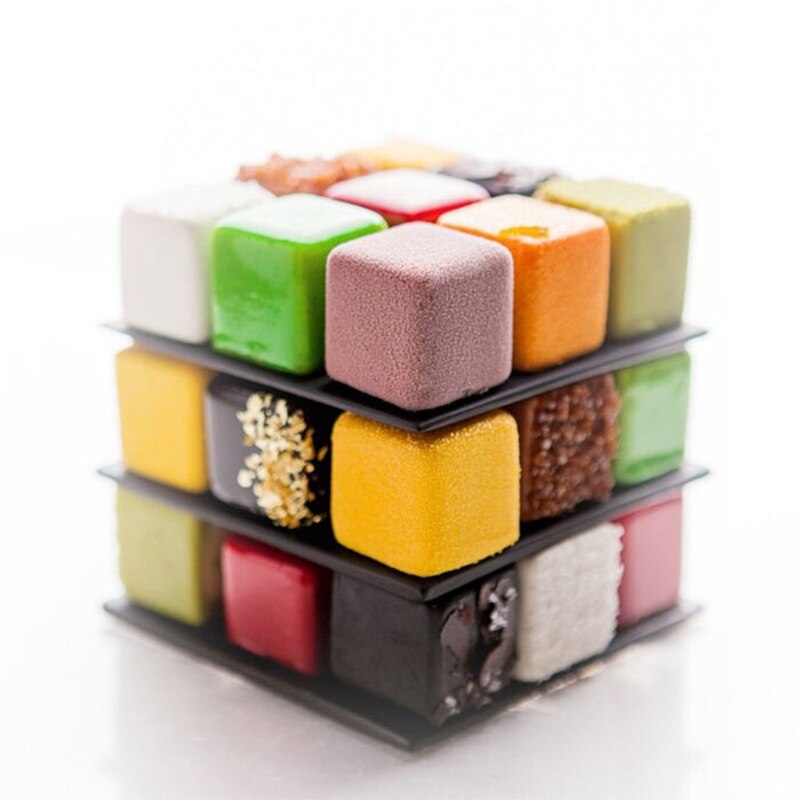 6 Holte Mousse Siliconen Mal 3D Cakevorm Chocolade Bakvorm Dessert Cake