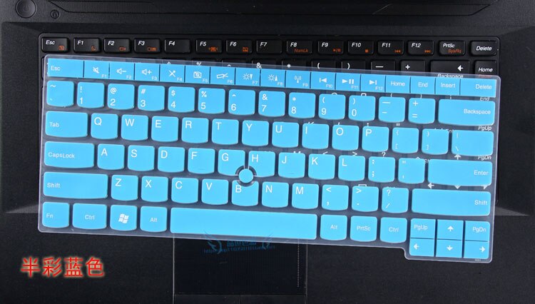 Silicone Gel Keyboard Protector Cover Skin for Lenovo Thinkpad X1 Carbon: Lake blue