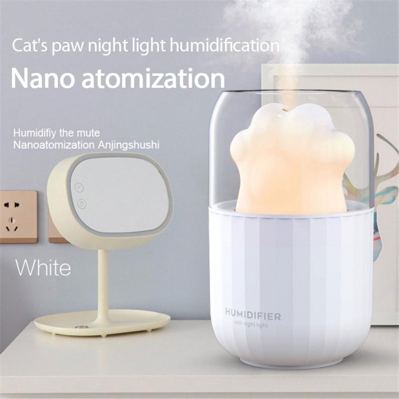 1pcs Humidifier Diffuser Air Humidifier Diffuser Essential Oils Portable Mini Humidifier Car Home LED Lamp Nano Diffuser: 1