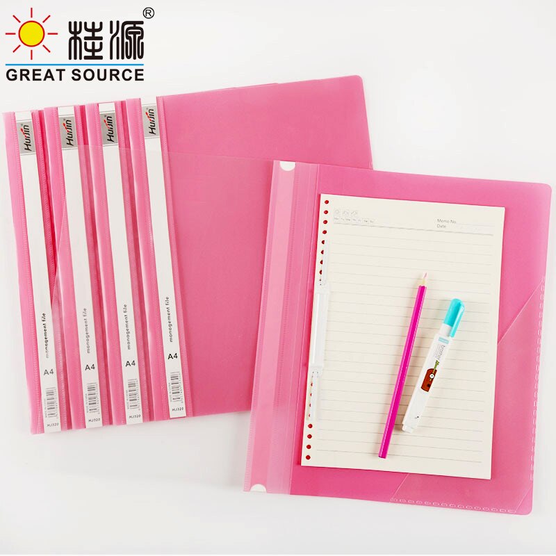 F/C Report Folder 2 Holes Clip Folder Clear Cover W250*L345mm (9.85" * 13.58")(36PCS)