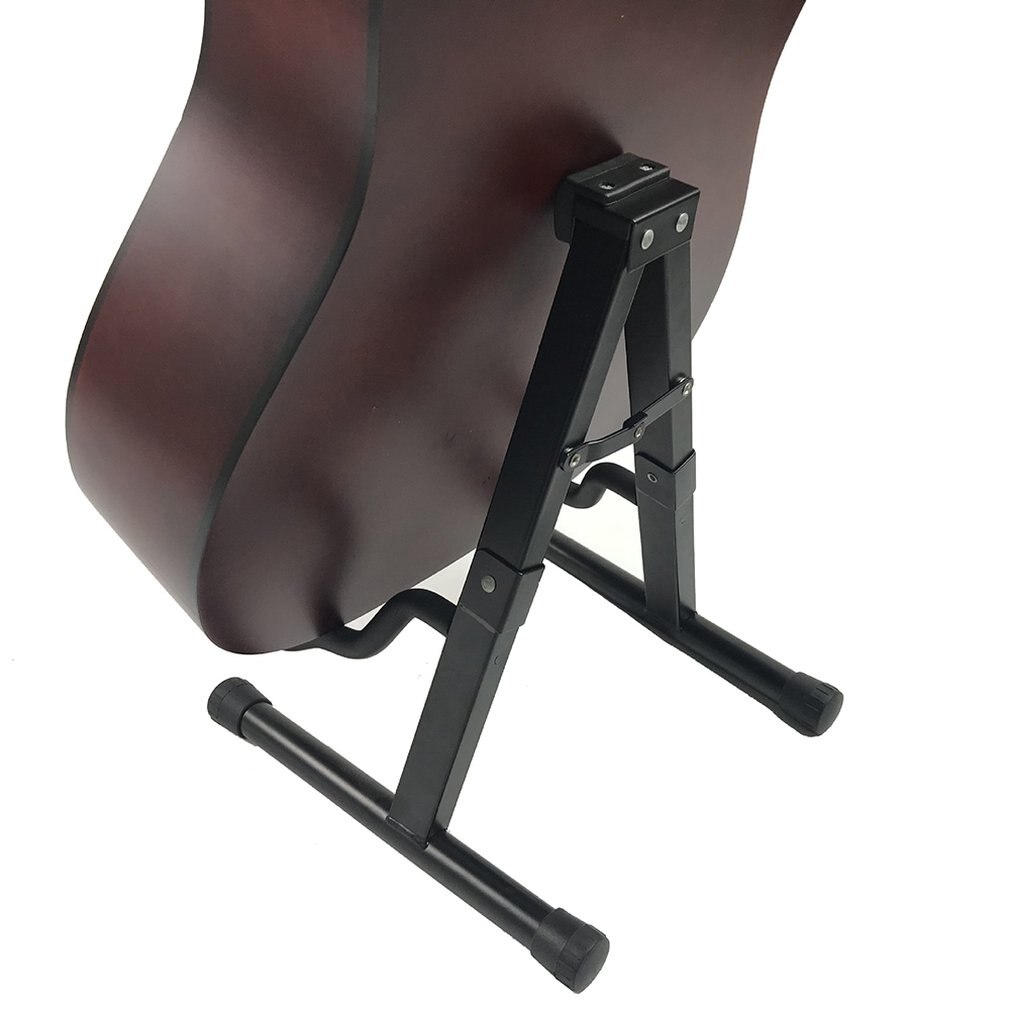 Opvouwbare Gitaar Stand Klassieke Folk Akoestische Gitaar Beugel Piano Frame Seat Draagbare Vouwen Verticale Frame