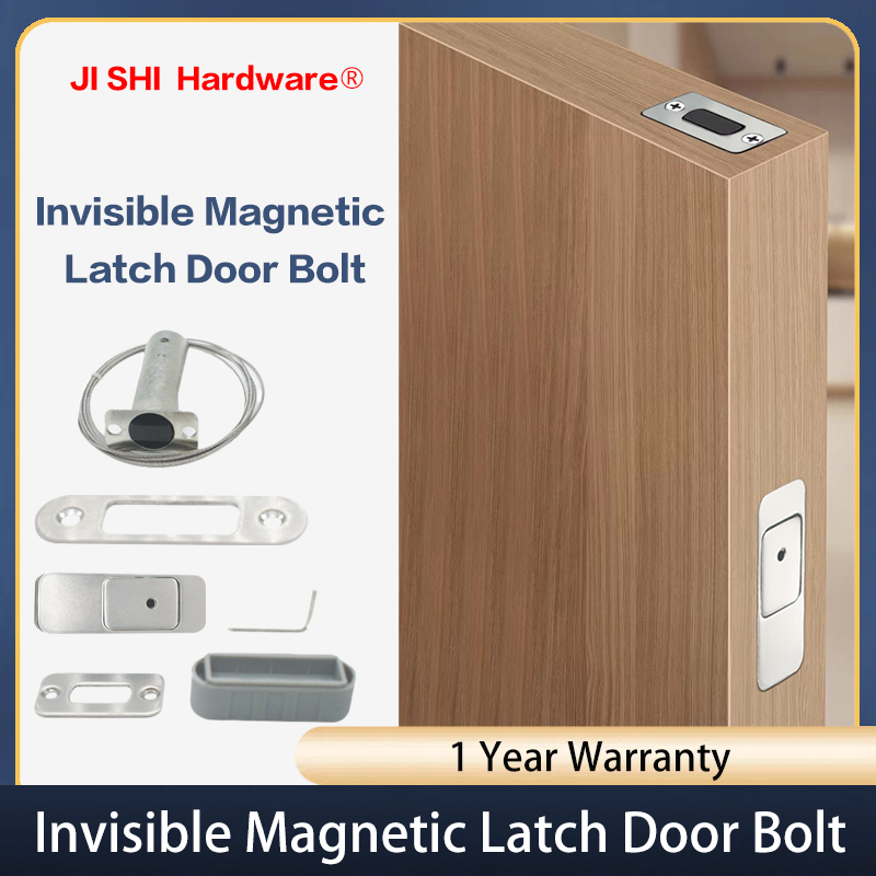 Advanced Invisible Magnetic Latch Door Closer Hidden Automatic Magnetic Door Bolt Hardware for Wooden Door Folding Door